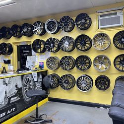 COMPACT CAR WHEELS AND TIRES $40 DOWN