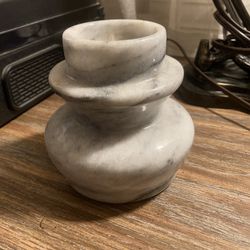 Marble Candle Holder Candlestick 4.5”
