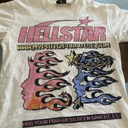 White HellStar Pixel T-shirt