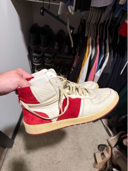 Collegium Destroyer Sneaker White/Red Sz 42
