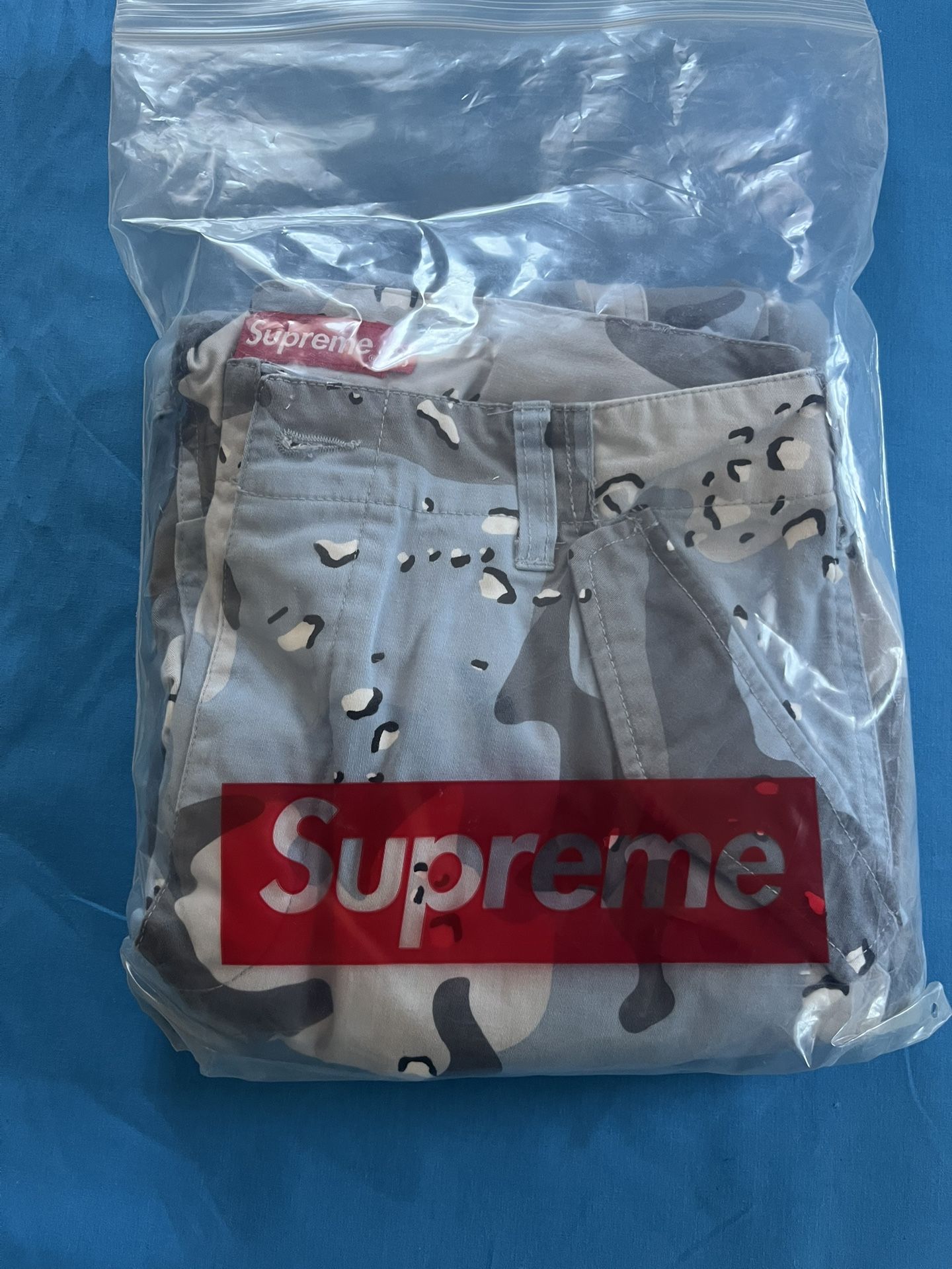 Supreme blue cargo pants