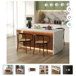 Modern Marble Stripes Dining Table 