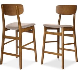 Four counter height dinning chairs