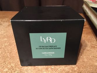 Avon balsam fireplace candle new and box 11 oz