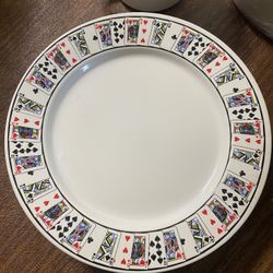 Poker/Card Themed Plates And Mugs