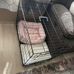 Dog Cage & Bed
