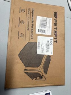 NEW Petsfit Expandable Pet Carrier (Model No. DCC1800315AB)