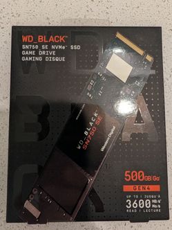 WD Black SN750 SE 500GB NVMe SSD