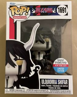 NYCC 2024 Funko Pop! Ulquiorra Shifar #1691 Toy Tokyo Exclusive Shared Sticker