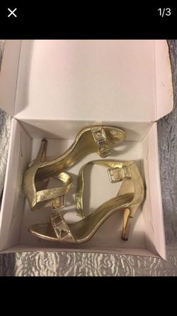 Gold heels