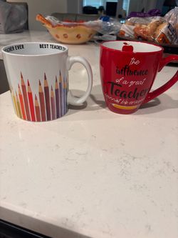 2 Teacher Coffee Mugs