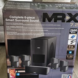 Brand New MRX 7.2 Complete Smart Surround Sound Home Theater System 