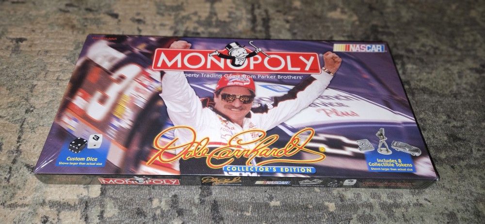 Monopoly Dale Earnhardt Collector’s Edition (2000) NASCAR Brand New Factory Sealed!