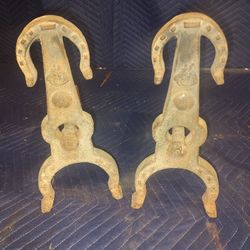Antique Fireplace Andirons