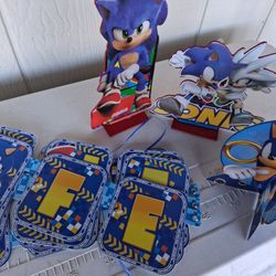 Sonic Party Decor