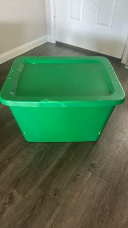 18 gallon storage with lid
