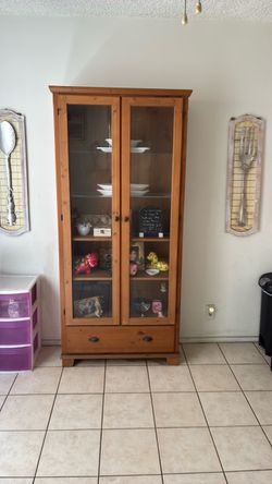 Curio Case with 5 shelves