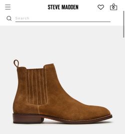 STEVE MADDEN RYKER COGNAC SIZE 10 BOOT