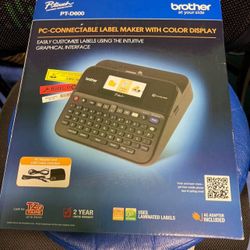 Brother PT-D600 PC CONNECTABLE LABEL PRINTER WITH COLOR DISPLAY