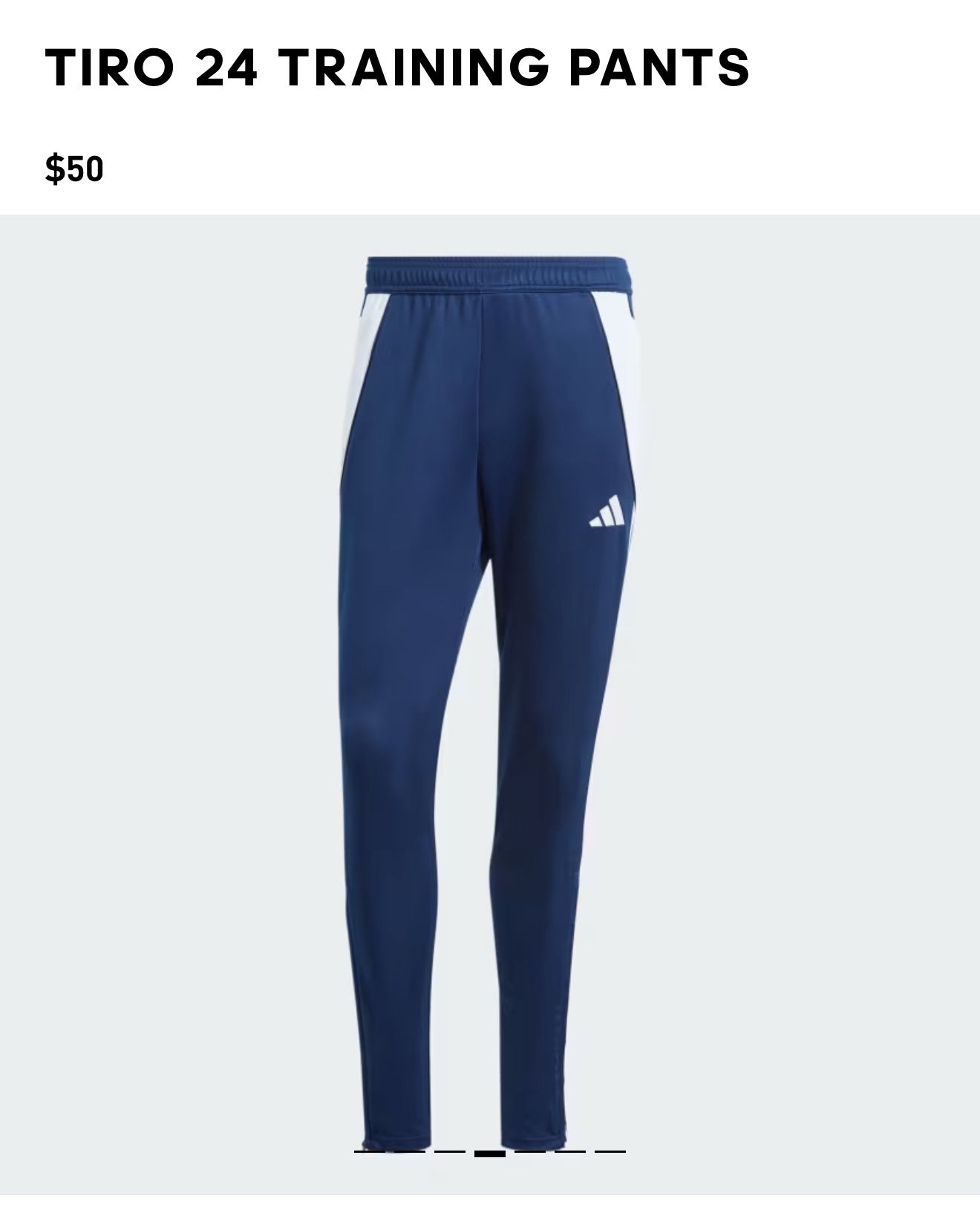 Adidas Tiro Navy Blue Pants 2xl