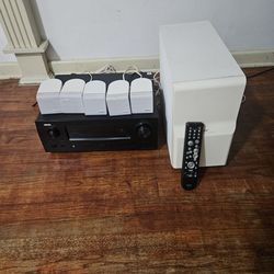Denon with bose speaker system