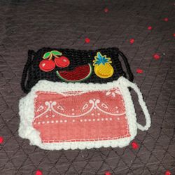 Black Fruit Face Mask