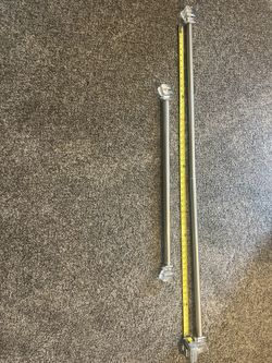 Brushed, nickel, drapery rods