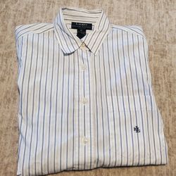 Women's Long Sleeved Ralph Lauren 6P Button Down Shirt