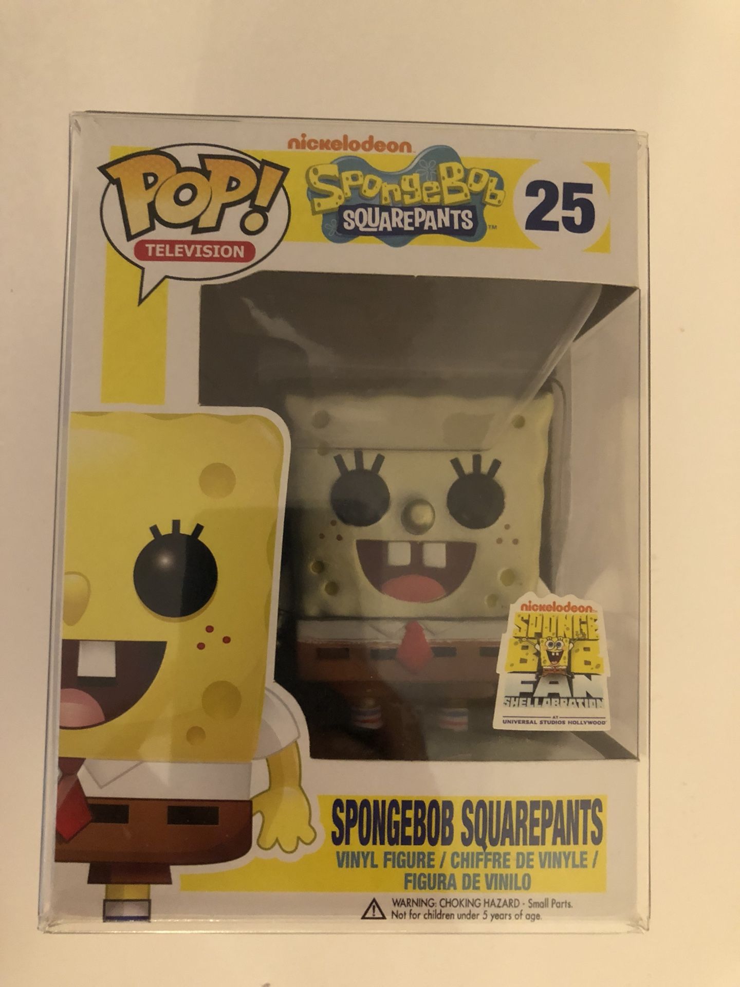 Funko POP Metallic Spongebob Squarepants 25 Shellabration Exclusive (near mint)