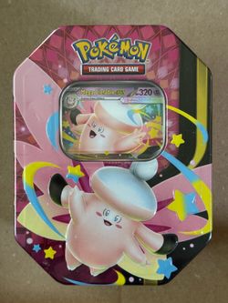 Pokémon TCG Mega Moonlit Tin – Mega Clefable ex – Factory Sealed
