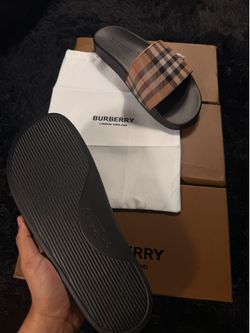 Burberry slides