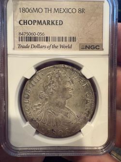 1806 Mexico 8 Reales NGC Chopmarked