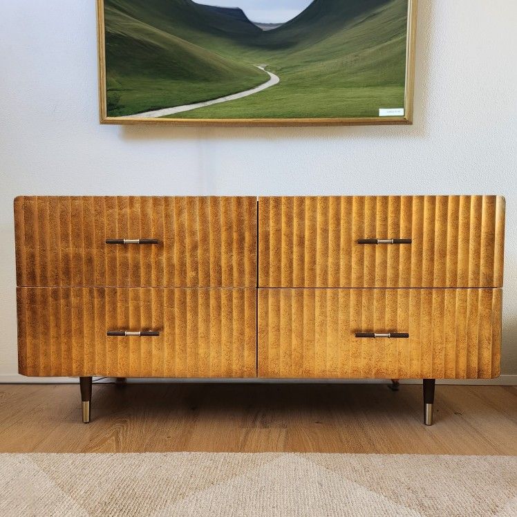 CB2 Fluted Gold Leaf Dresser for Sale in Diamond Bar, CA - OfferUp