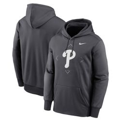 ***LAST ONE*** -  Nike Philadelphia Anthracite Icon Performance Pullover Hoodie