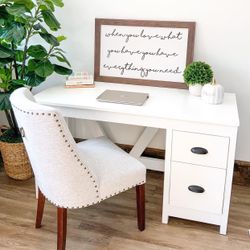 Custom farmhouse Office Desk Study Filling Cabinet Solid Wood Modern Rustic Office File Writing 