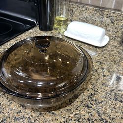 Pyrex Amber Corning-ware Vintage