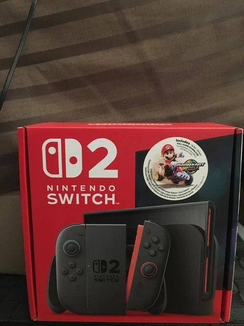 Nintendo Switch 2 Handheld Console System with Mario Kart World Bundle NEW
