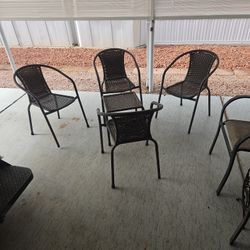 For Wicker Chairs With Wicker End Table