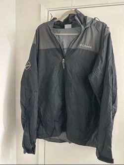 Columbia Nissan Men's Hodded Rain Jacket Windbreaker Sz XL