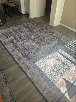 World Market Ruggable 2 piece pad and rug 5x7’