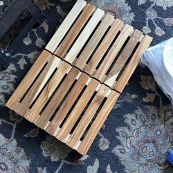 Wood Shower Step