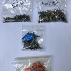 Salmon Fishing Hooks & Swivels