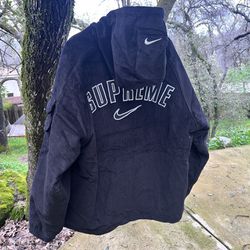 Supreme Nike Arc Corduroy Hooded Jacket -Size XL