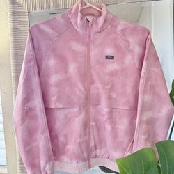 Figs Marbled Rose Sydney Scrub Jacket