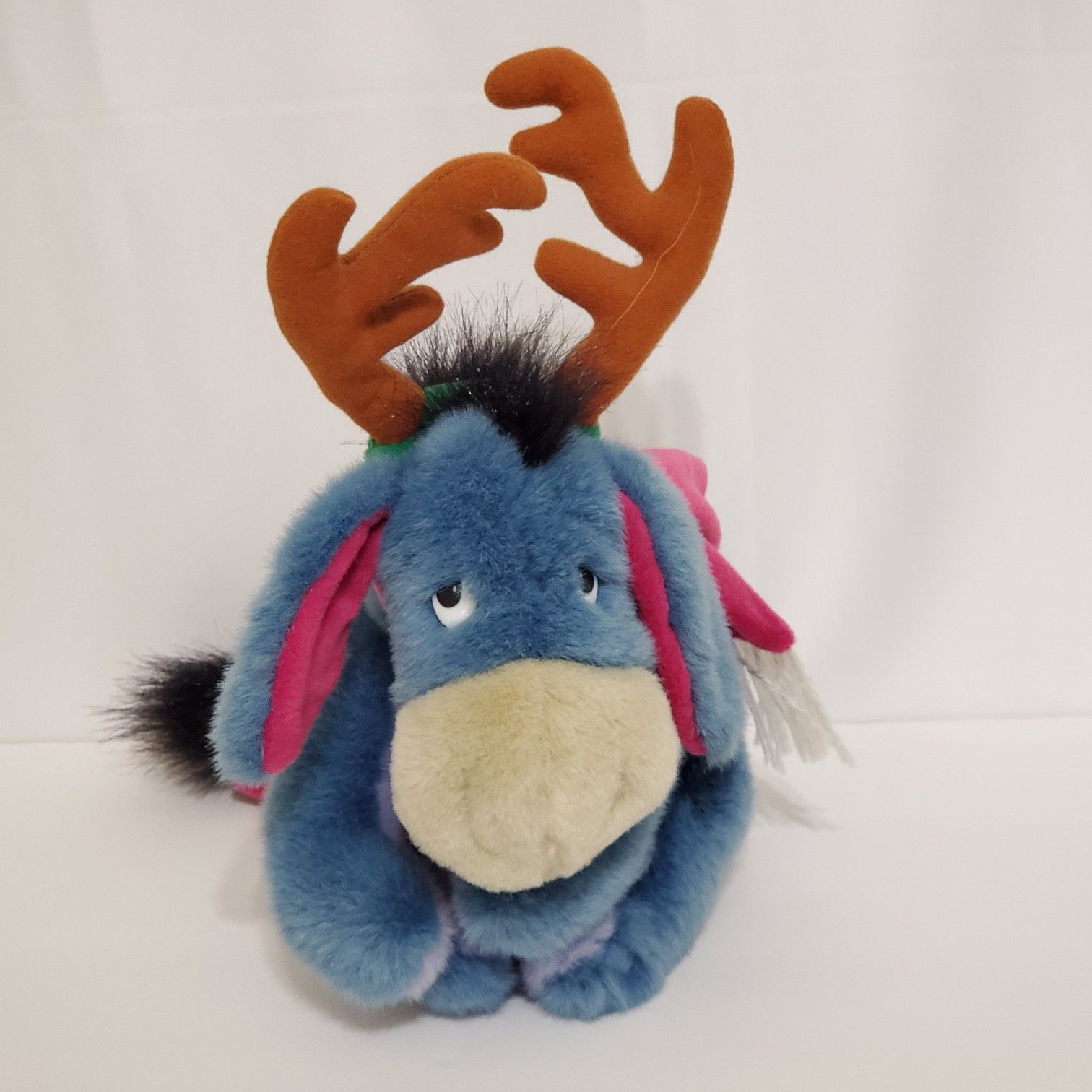 Disney Reindeer Eeyore Sleeper Plush Donkey 13" Soft Toy Winnie The Pooh