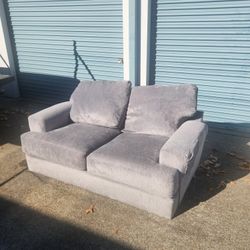 Grey Couch Set Delivery Available 