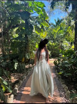 Sage Green Floor Length Dress