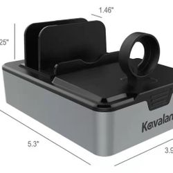 Kavalan 3 Port USB Type-C with Power Delivery USB Charging Station Stand, USB-C Power Delivery PD Charger for New MacBook & MacBook Pro, Pixel C Table