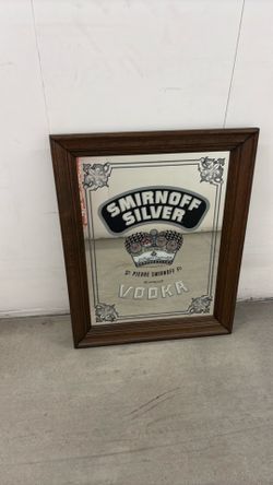 Large Smirnoff mirror frame
