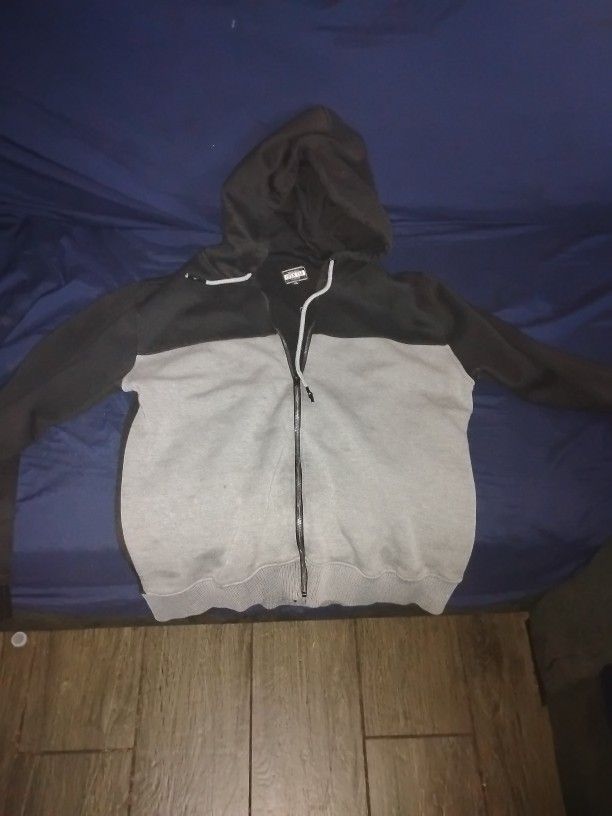 Black And Grey Hoodie XL